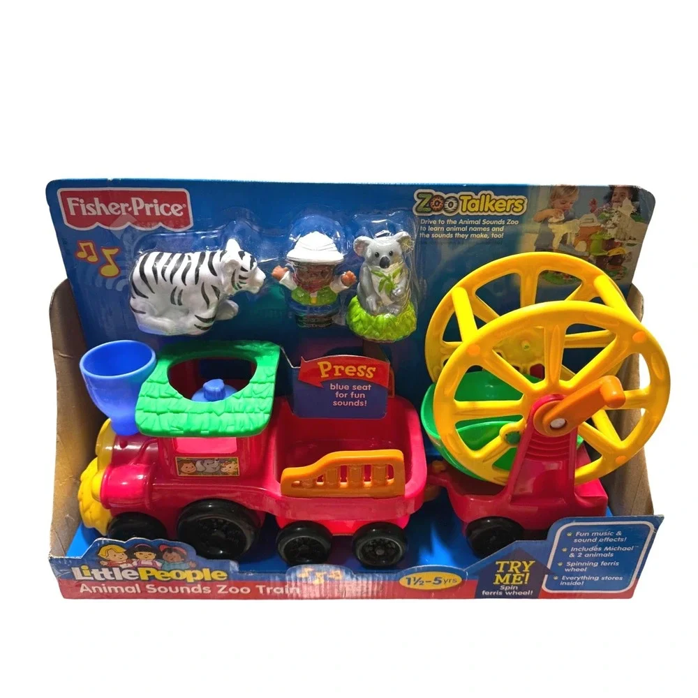 Fisher-Price Little People Zoo Talkers Animal Sounds Zoo Train New NIB 2012